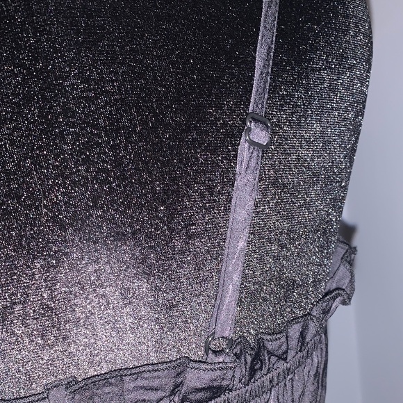 NEW- FUN & Elegant Black Ruffled Camisole Top All In One! - Picture 12 of 13